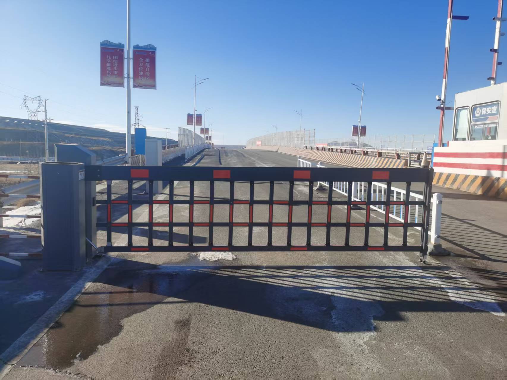空降道闸案例